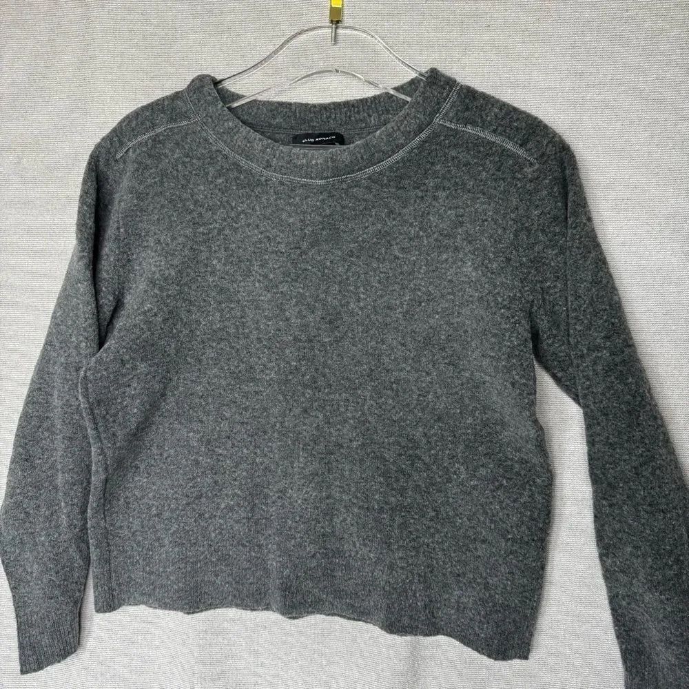 Gray Women's Sweater. Club Monaco S. wool blend.